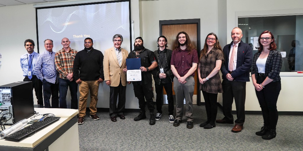 We celebrated #CybersecurityMonth with a demonstration by RCBC's award-winning student cybersecurity team. We also announced several new initiatives – including $1.4 million in grant funding – to enhance the college’s network security. Read more here: ow.ly/LZ1B50PWzQJ