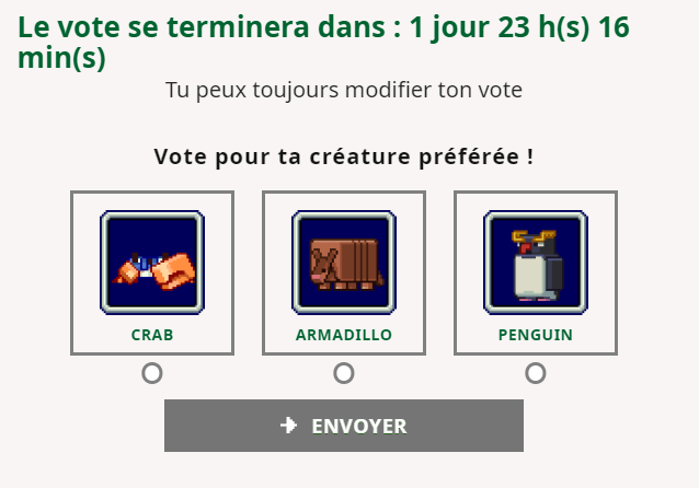 Rozahen_'s tweet photo. C'est l'heure du #MinecraftMobVote2023  ! Pour quel mob as-tu voté ? https://t.co/UGSgALMr6a