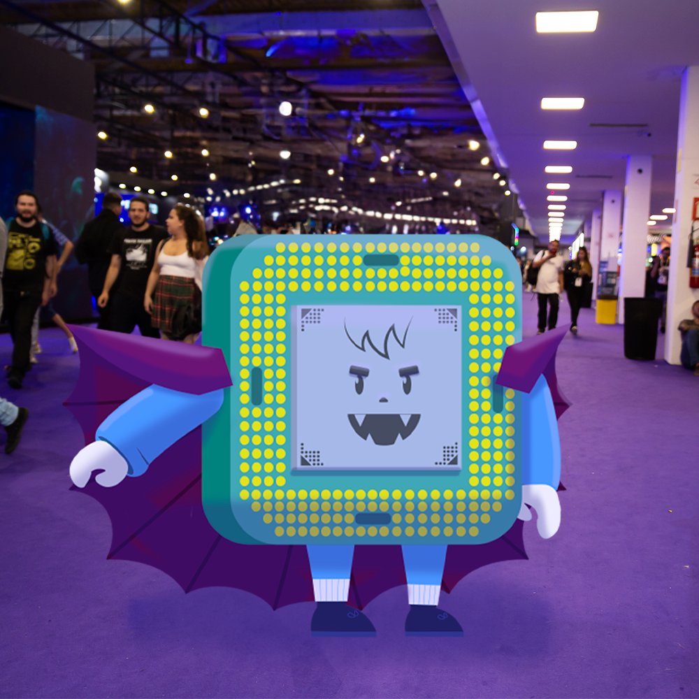 intelbrasil's tweet photo. Sexta-feira 13 e você correndo de fantasma? 👻🏃🏽♂️
Ah, para com isso. Vem correndo para #BrasilGameShow😜💙
#BGS2023 #IntelnaBGS #SeTemIntelTemJogo https://t.co/11Lzqq18Mb