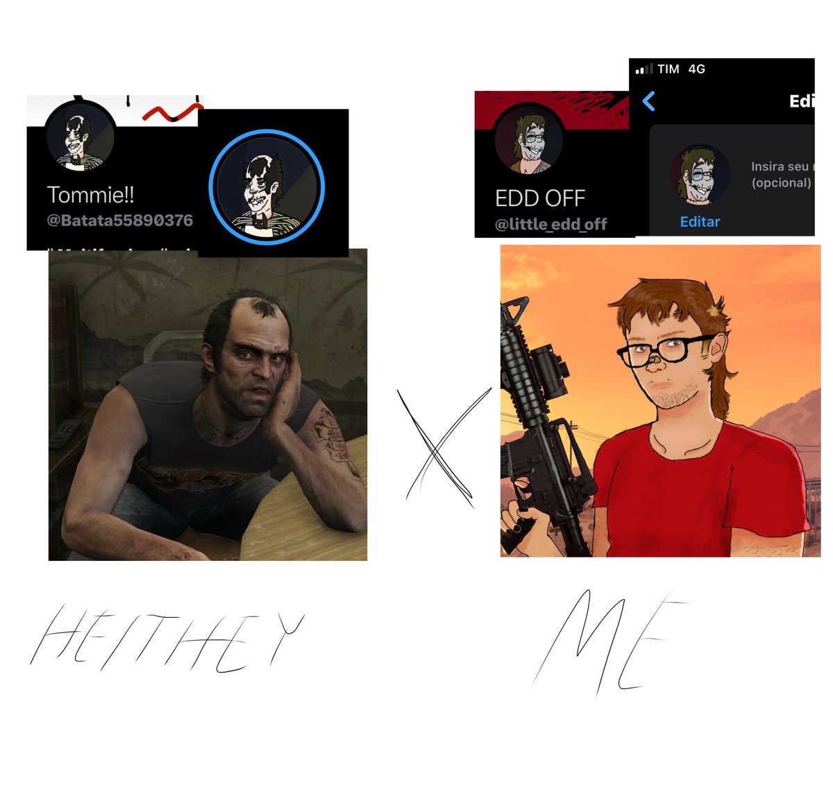 little_edd_off's tweet photo. a design and icon that my partner and I are using and Happy halloween!( please don't hit me)
@Batata55890376 i love you
#gtav #GTA5 #trevorphilips
#nickjames #gtavoc #gtaoc #Ocxcanon #Icon #Halloween https://t.co/m8LAD4u2EF
