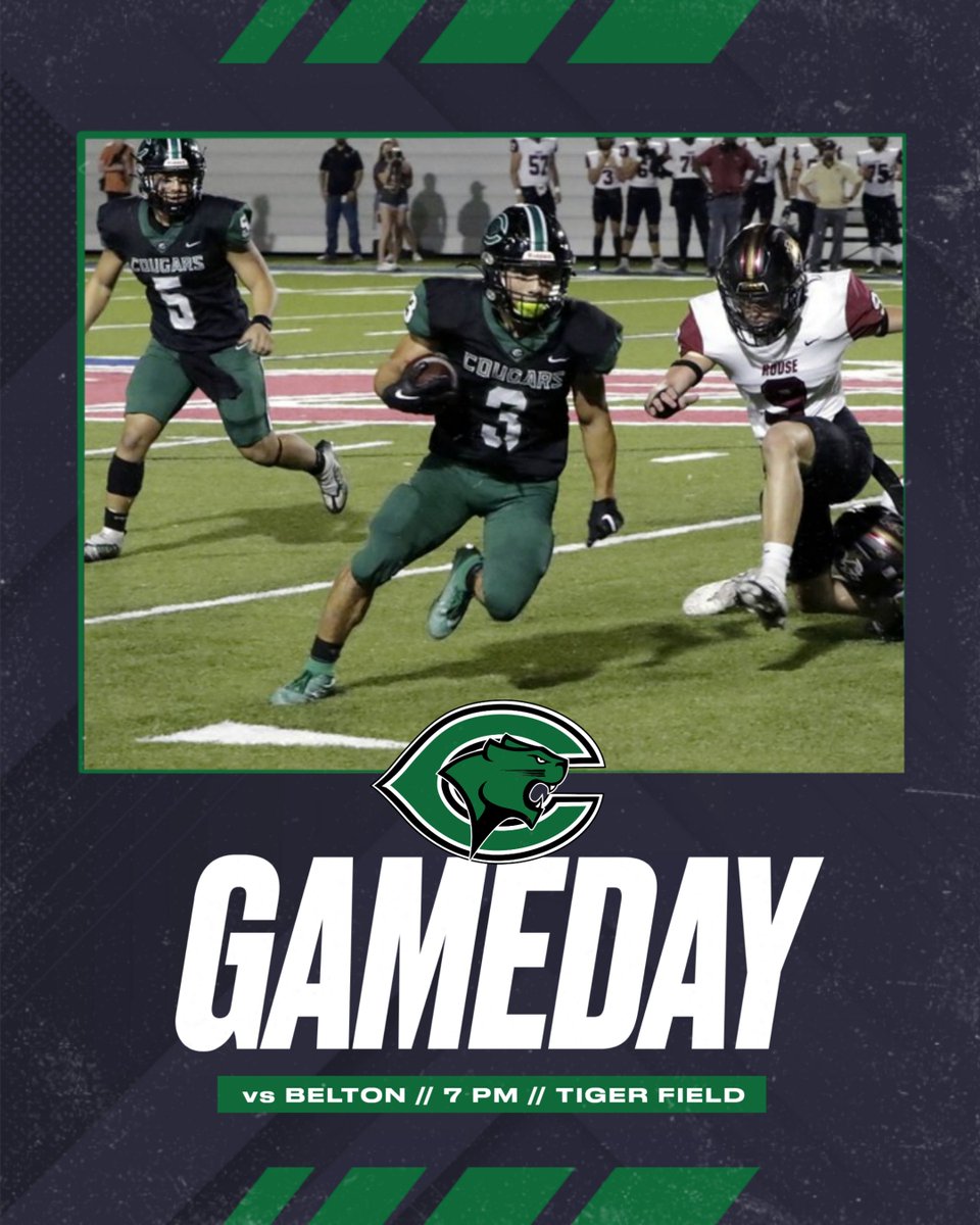 CoachFarrellMF's tweet photo. GAMEDAY #Cougarville https://t.co/rUxSwPbH3y