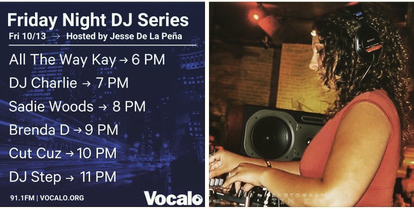 djbrenda_d's tweet photo. Check me out tonight on @Vocalo radio 91.1fm "Friday Night DJ Series" 7pm (PST) 9pm (CST)
hosted by Jesse De La Pena https://t.co/3deWVc2WFt
#SoulFoundation #ChiSoundsLike https://t.co/068HjZZtUj