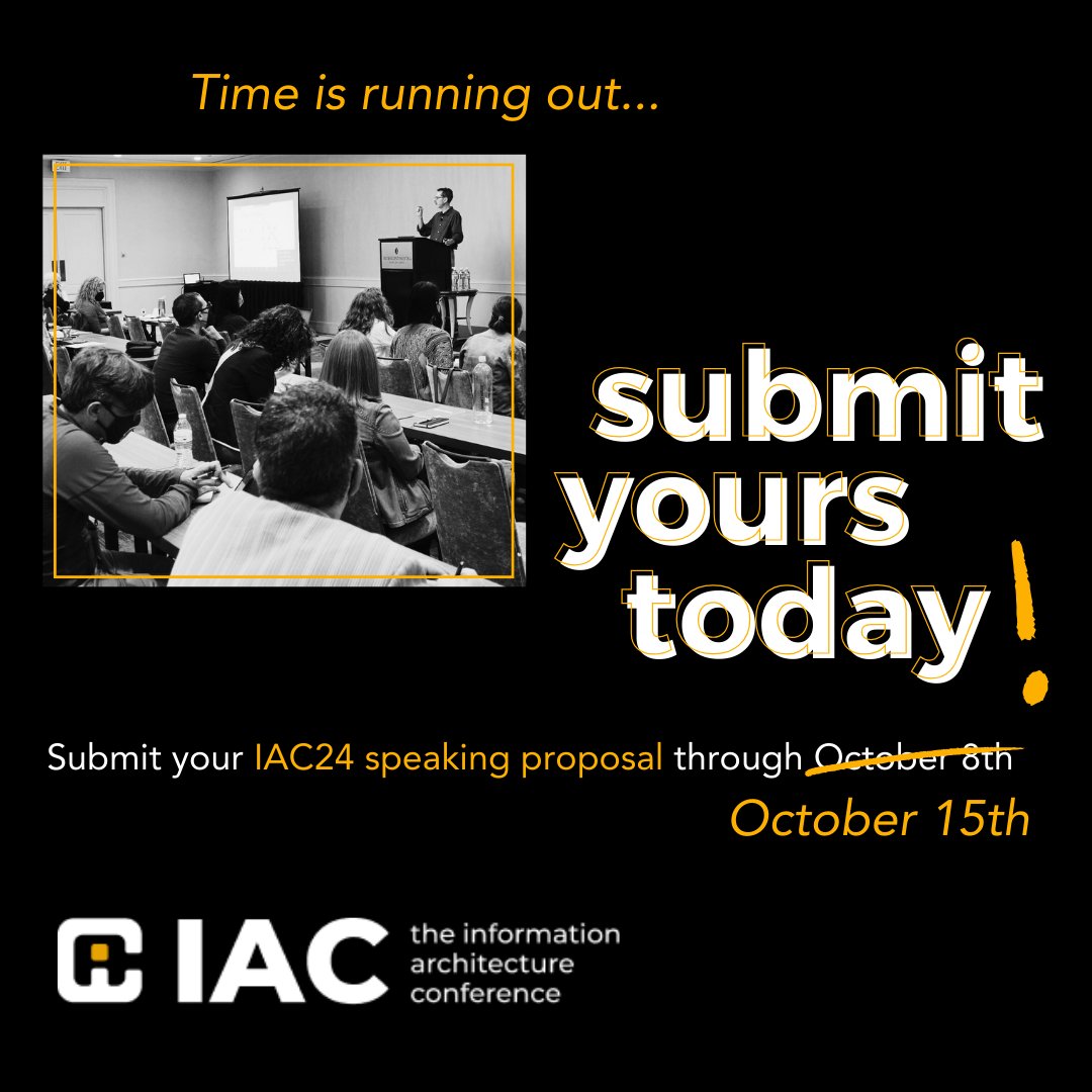 IAC - Information Architecture Conference #IAC26 tweet media