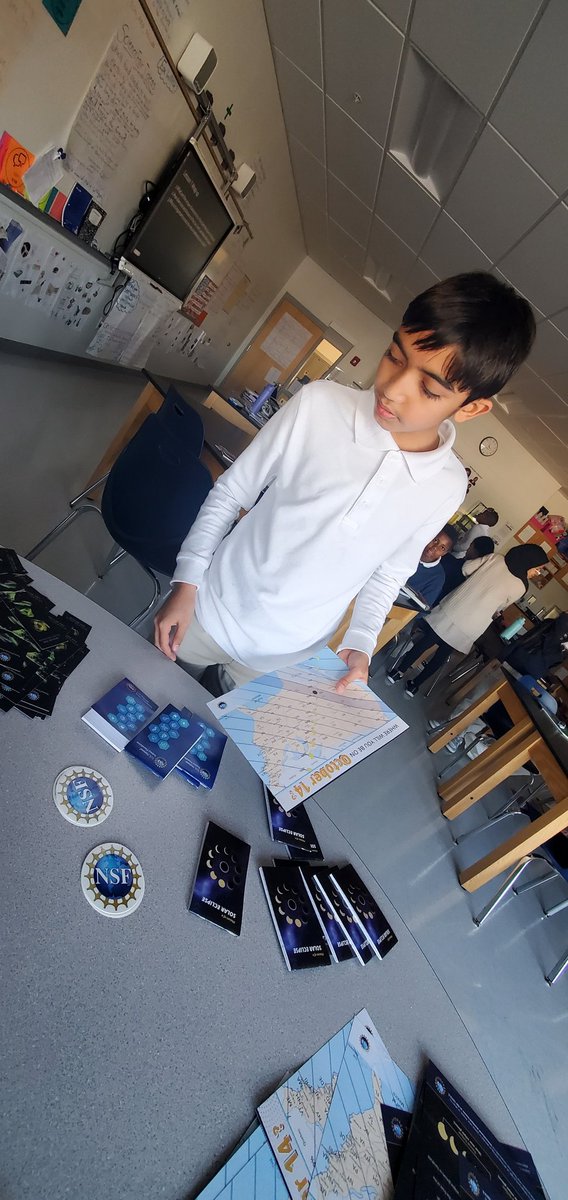 PHSchoolACPS's tweet image. Our 6th grade science class is so grateful to @NSF for the amazing #solareclipse materials! We're inspiring the next generation of scientists and engineers!" #workhardgetsmart @acpk12