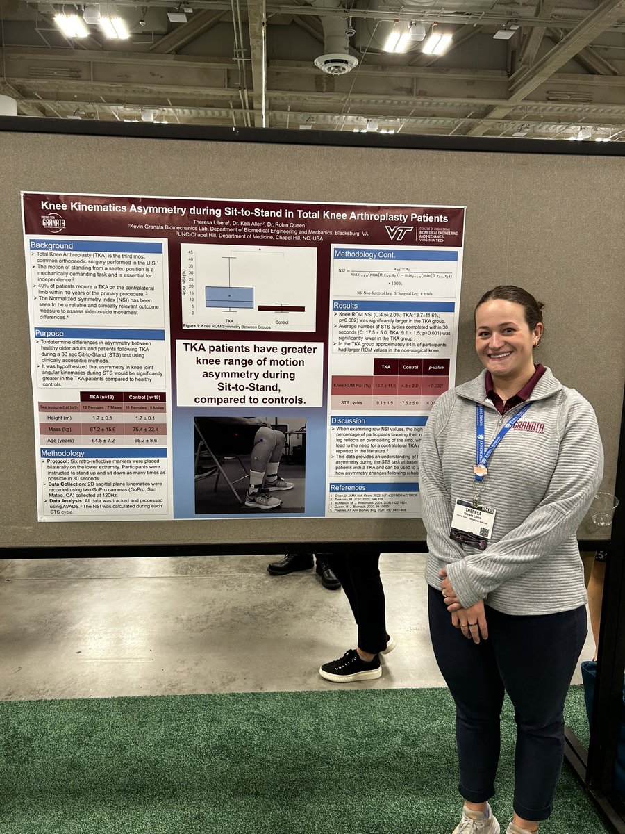 Theresa Libera, M.S. (@theresa_libera) on Twitter photo Honored to be able to present my research on Knee Range of Motion Asymmetry in TKA Patients at #BMES23 conference in Seattle, Washington. <a href="/GranataLab/">Granata Lab</a> <a href="/BMESociety/">Biomedical Engineering Society</a> Honored to be able to present my research on Knee Range of Motion Asymmetry in TKA Patients at #BMES23 conference in Seattle, Washington. <a href="/GranataLab/">Granata Lab</a> <a href="/BMESociety/">Biomedical Engineering Society</a>