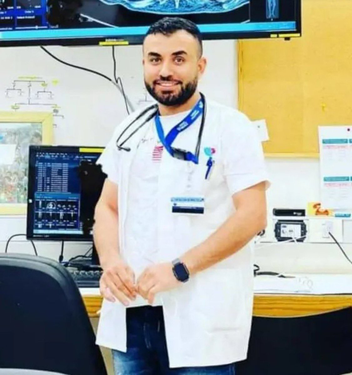 Tarek Abu-Arar, an Arab- Israeli doctor was on his way to his shift at the hospital when he stopped to help a person who appeared to be injured.

This person was a Hamas terrorist who took Tarek hostage while shooting at civilians. He and a group of Hamas terrorists used Tarek,