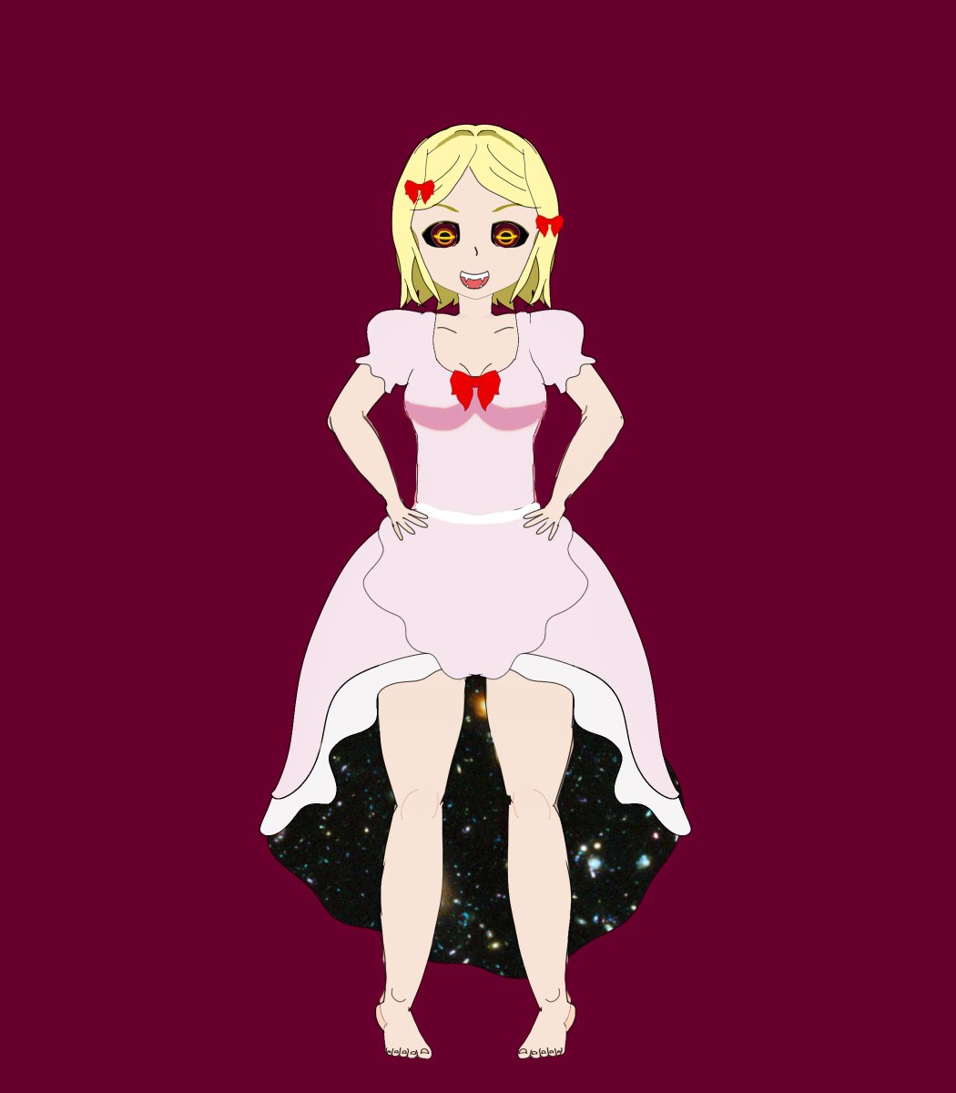 chan_lambda's tweet image. WIP of Lambdadelta showing her more eldritch side.
Check out her eyes.
#umineko #lambdadelta