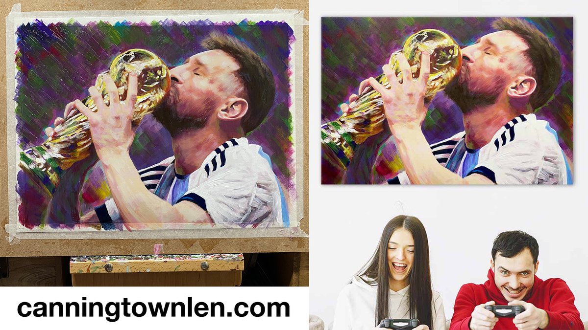I don't like international break much.
RT, follow and sign up at canningtownlen.com for a chance to WIN a 3ftx2ft canvas print of Lionel.