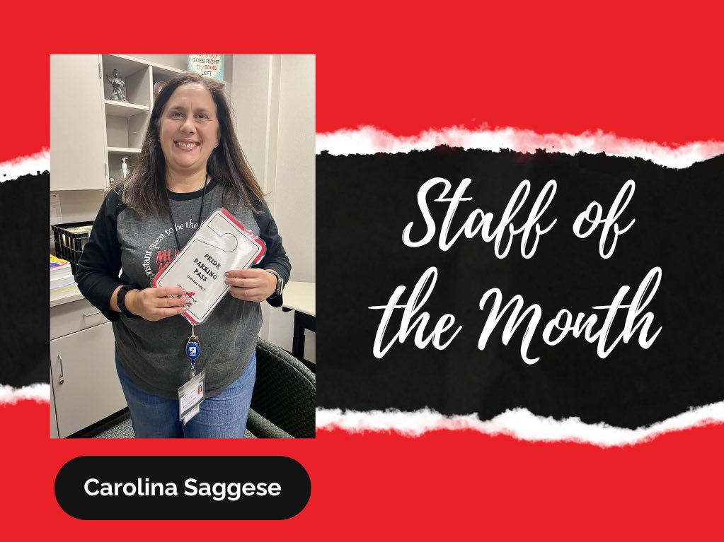 Congratulations to Ms Saggese and to Matthew, Jaymee, and Andrew! We are proud of our Students and Staff Member of the Month! <a href="/FultonZone7/">Dr. Crumbley</a> <a href="/MichaelLeMoyne/">Michael LeMoyne</a>