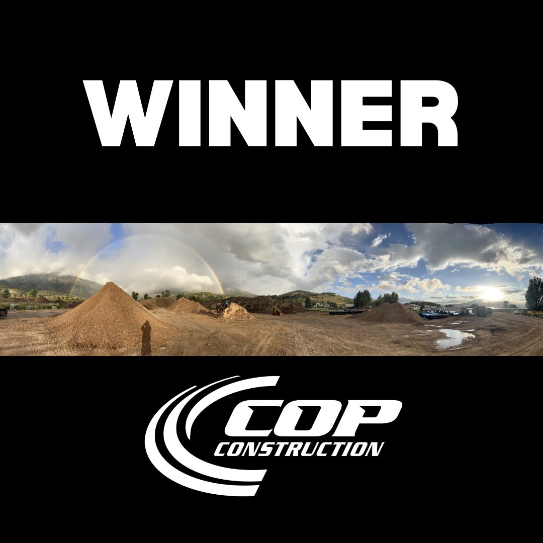 Congratulations to Aaron Otteson, from Utah for winning the quarterly photo contest! Don't worry, you can be a winner too! Submission for the next quarterly contest are now being accepted.
#WeAreCOP #COPfamily #COPlife  #nowhiring #utahjobs #montanajobs #LetsBuildMT #WeBuildUtah