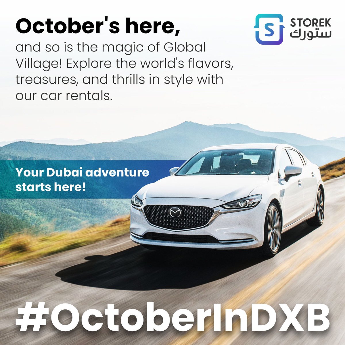 storek_app's tweet photo. October brings the enchantment of #GlobalVillage, and we've got your ticket to a world of flavors, treasures, and thrills with our #carrentals. Let the #Dubaiadventure begin! 🌍🚗

#OctoberInDXB #ExploreWithStorek #Storek #GlobalVillageDubai #FlavorsOfTheWorld #DubaiDiscovery https://t.co/aK7vKIdDNj