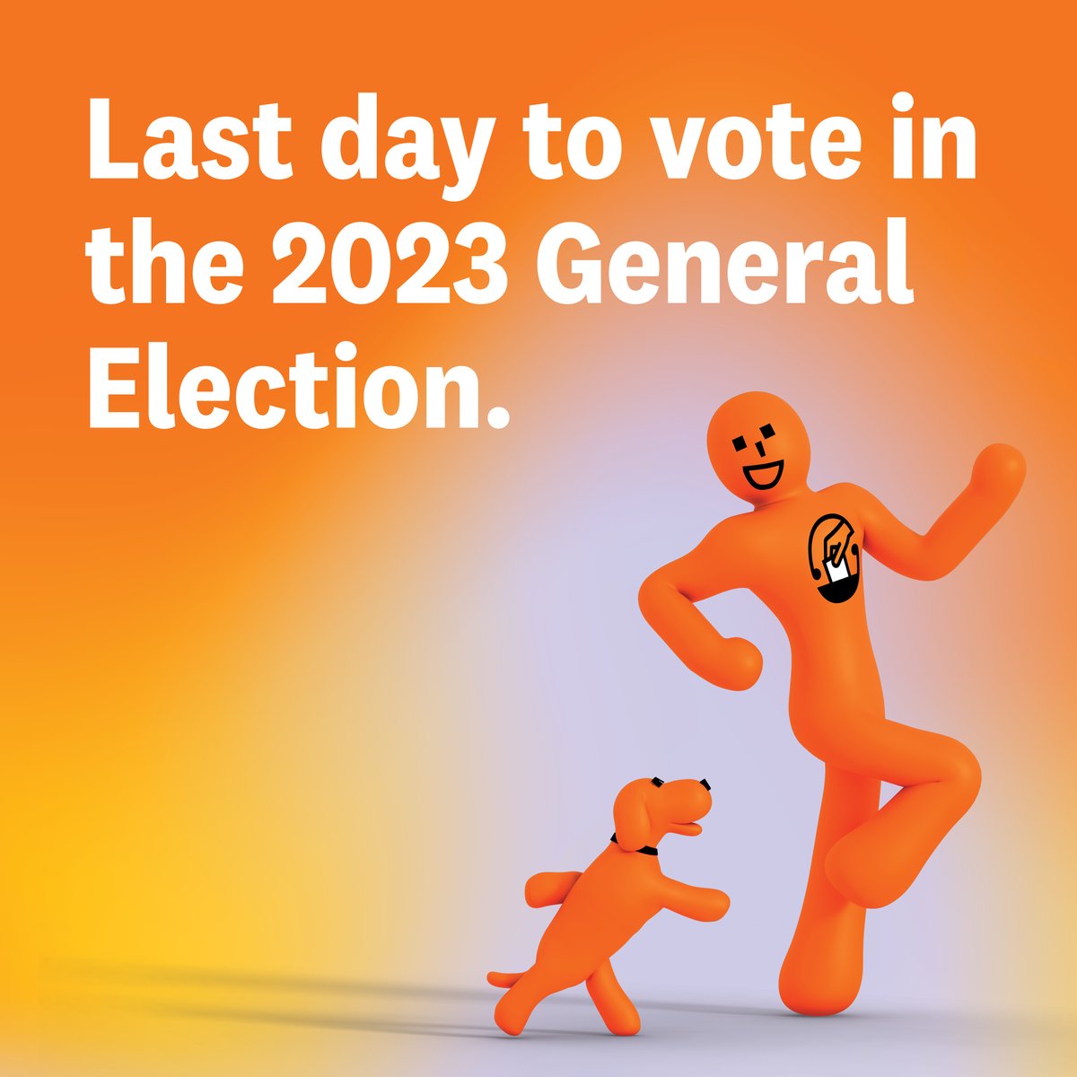 🗳️ Today’s the last day to vote in the 2023 General Election! 🗳️ 

There are 2,343 voting places open today from 9am to 7pm. Find your nearest voting place on our website here: vote.nz/2023-general-e…