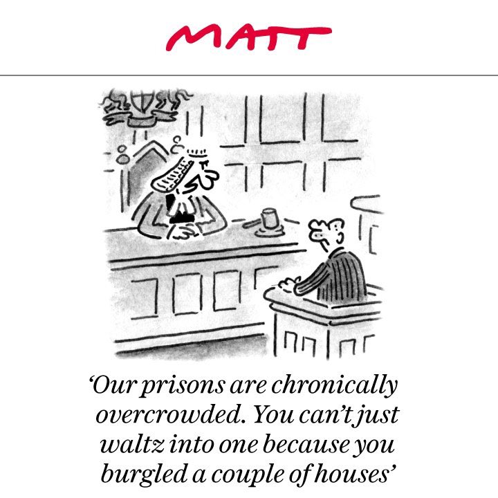 Matt on #Prison #CriminalJusticeSystem - political cartoon gallery in London original-political-cartoon.com