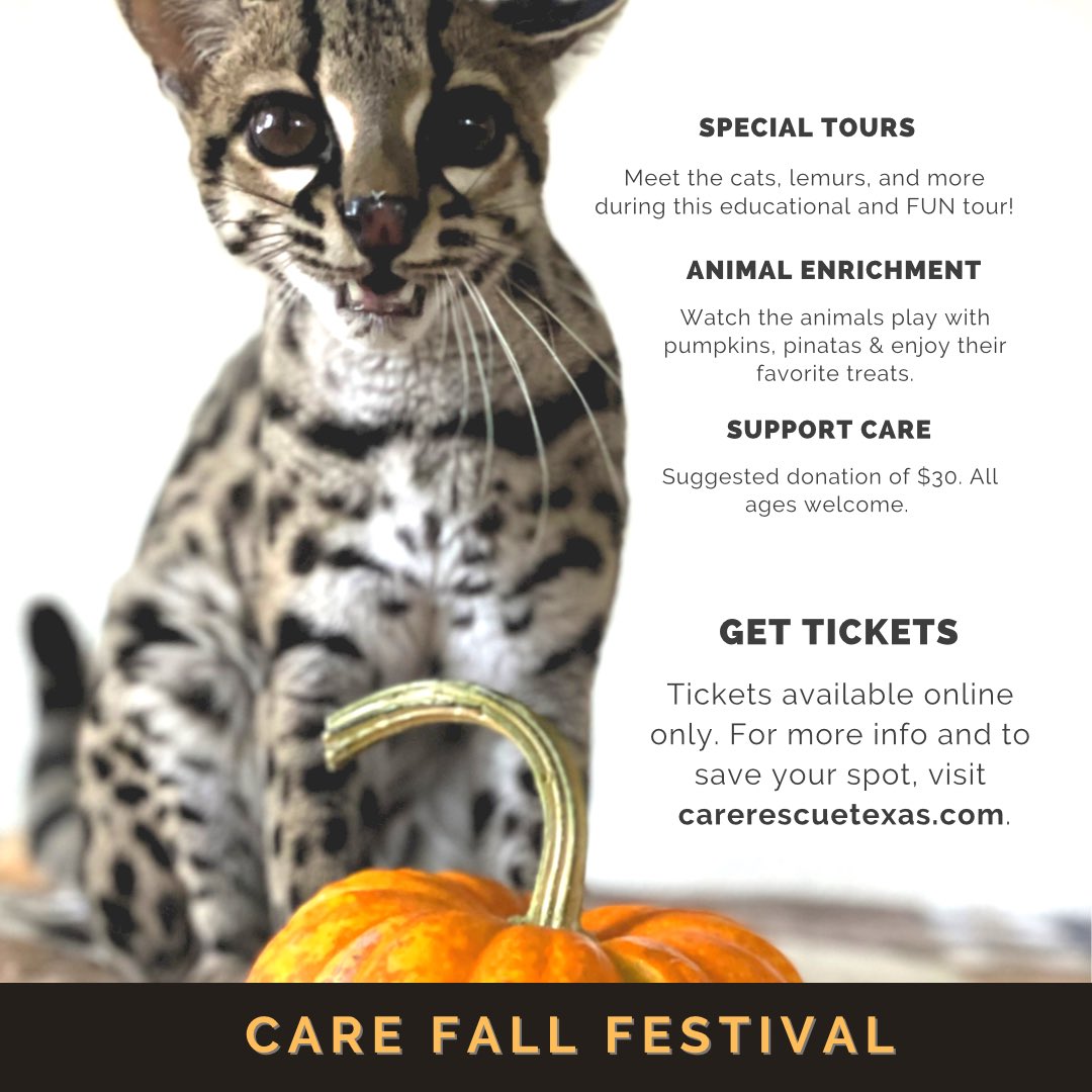 Don’t forget to get your tickets! Our annual Fall Festival is just 3 weeks away and some tours are already full! bit.ly/CAREFF23