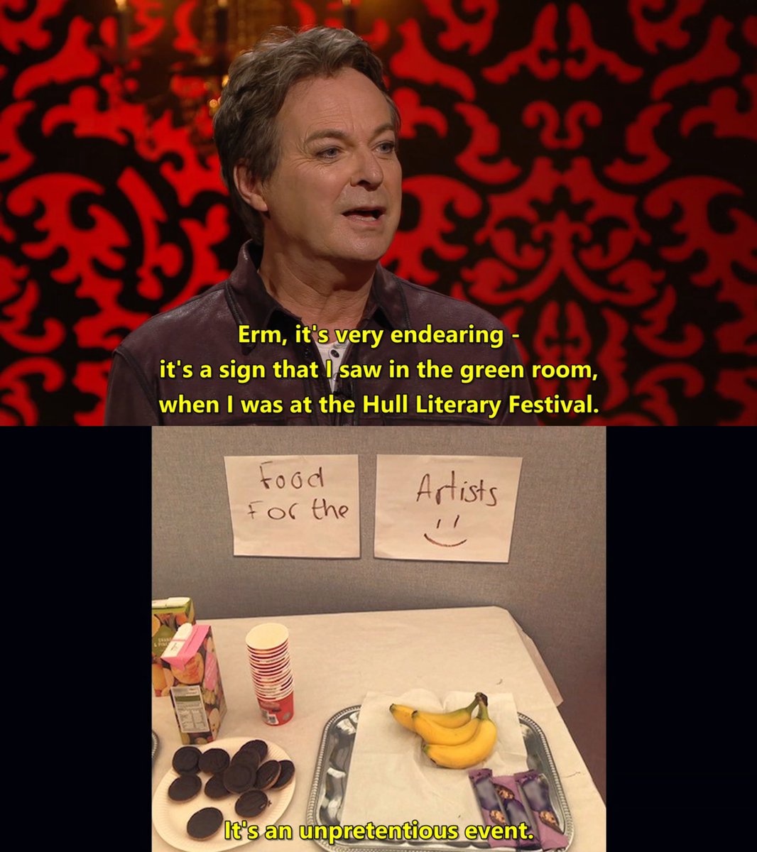 YellowSubsFood's tweet image. Taskmaster s16e2 Hell Is Here (2023) #taskmaster #taskmasteruk #julianclary #alexhorne #gregdavies