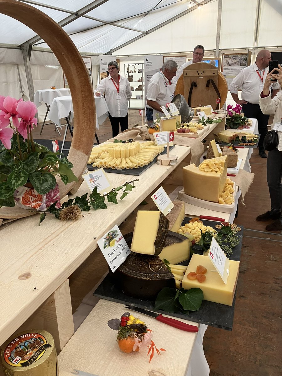 EleveursChevres's tweet image. Clap de fin pour le congrès de #FACEnetwork en #Suisse sur le thème du #laitcru: de bons fromages 🧀, des rencontres enrichissantes, des échanges conviviaux et une belle immersion dans le patrimoine culturel Suisse ! #Fromarte #fromage #agroscope