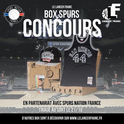 SASpursFr's tweet photo. 🚨CONCOURS SNF🚨

On vous gâte en cette rentrée avec cette box de chez @LancerFranc

Pour participer :

⏩️ RT ce tweet
⏩️ Follow @SASpursFr et @LancerFranc 

TAS le 21/10 

⚠️ Ce concours est réservé aux membres de l'asso

Pour adhérer c'est ici https://t.co/p1rToeh9Tt

🍀 https://t.co/TuONhsNVSj