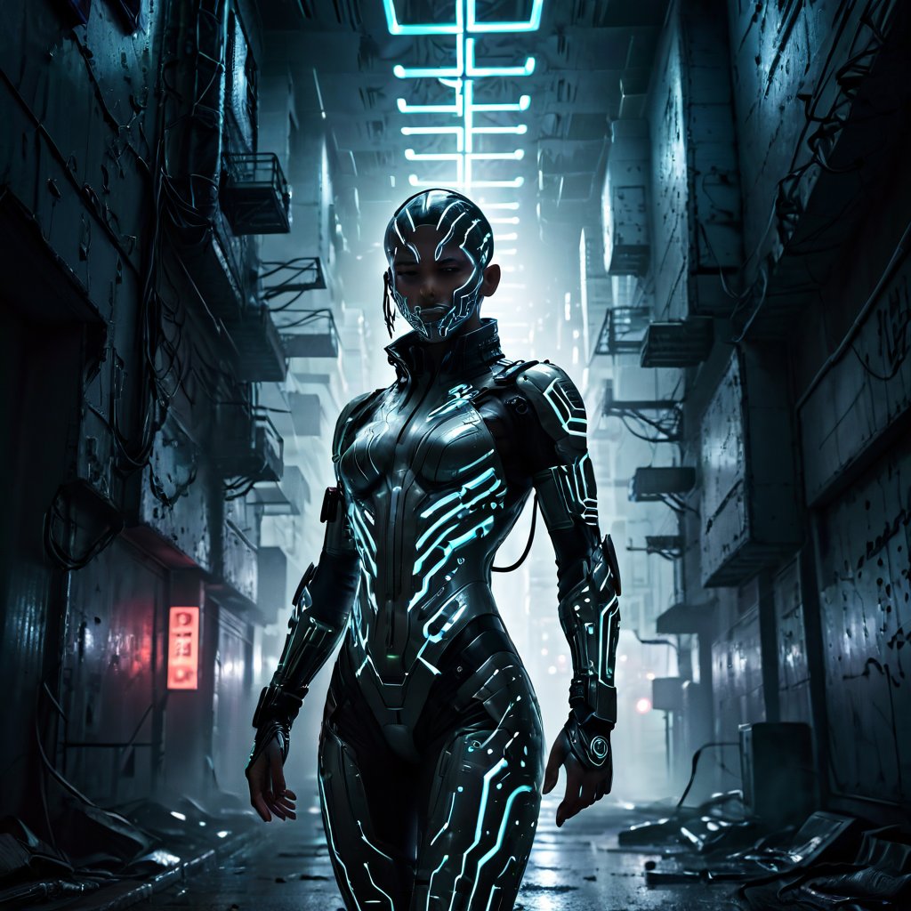 RobroCreations's tweet photo. @digitalkensei Delved into @digitalkensei's #Promptshare and loved every moment! My take: a radiant android in a dystopian glow. Swipe to explore the magic! Thoughts? ππ€ #PromptChallenge #RobroCreationsAI https://t.co/NcwUGtFvvK