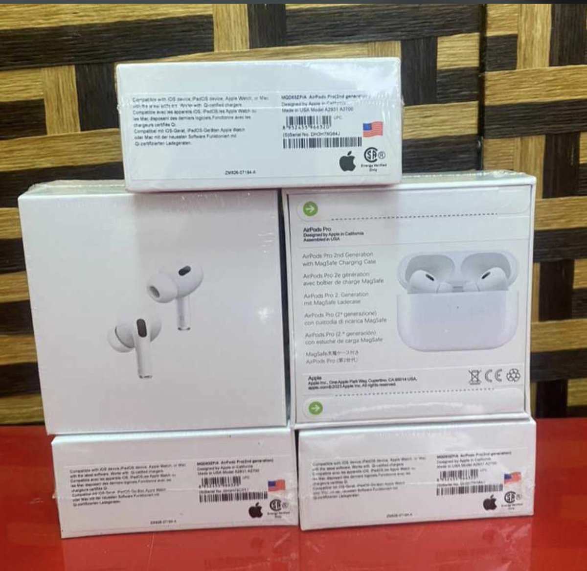 appleboxug's tweet photo. "Get lost in the music with these amazing AirPods! 🎵🎧 Elevate your listening experience today!"

AIRPODS PRO | ACTIVE NOISE CANCELATION | iOS 17 | ✅VERIFIED SERIAL NUMBER 

+256-751-295-012 https://t.co/9NGjKr5B5P