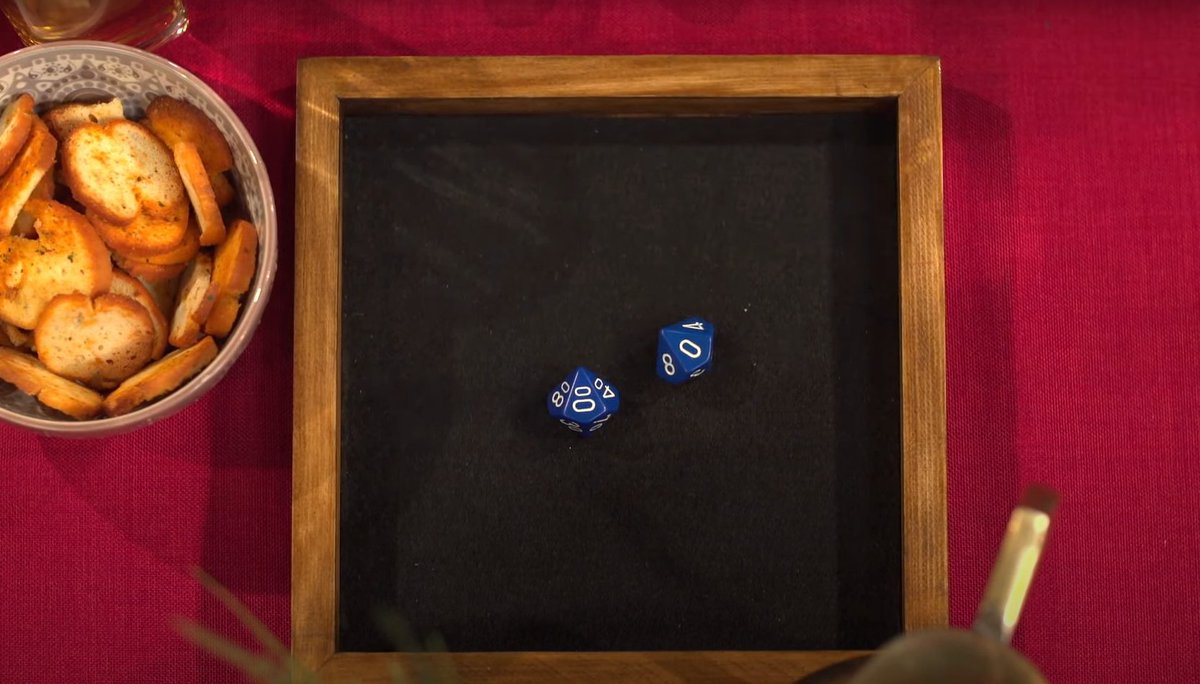 Zweite Würfelprobe des Abends. Es läuft perfekt. #MorritonManor #SpitzeStifte