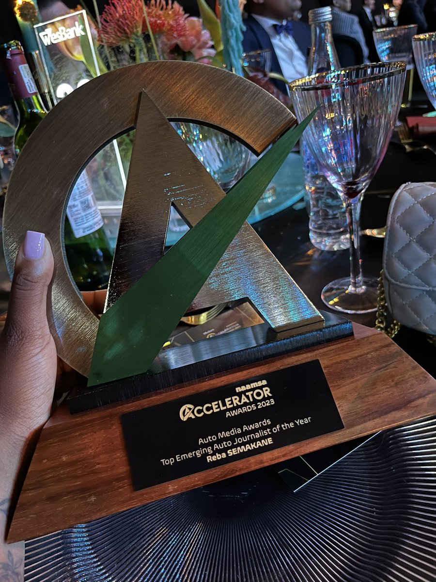 And it came home tlhe… Top Emerging Auto Journalist for 2023. 😁