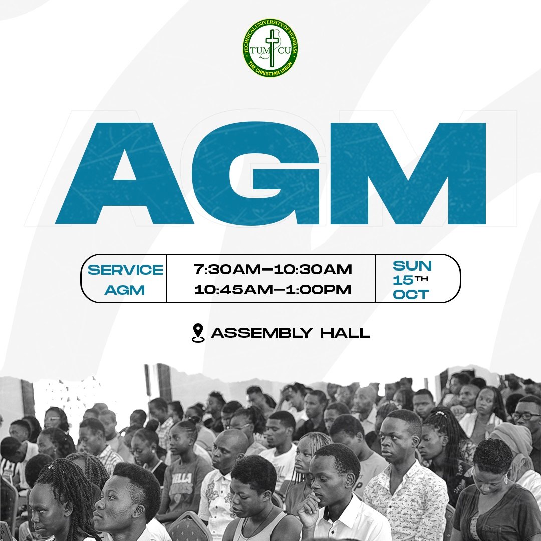 TUM_CU's tweet photo. A warm welcome to Church as we convene for our Annual General Meeting😊 https://t.co/vMBpmrrfuu
