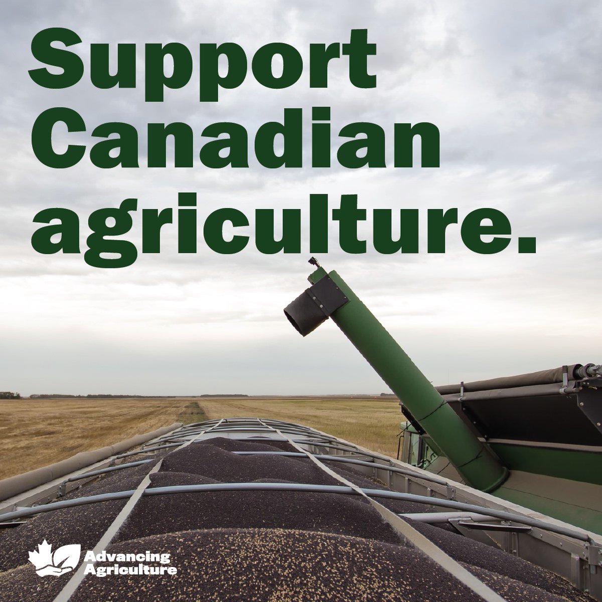 Canada's ag sector feeds the world. Let's show our support. Advancing Agriculture gives a strong, unified voice to help drive future growth in Canadian agriculture.

advancingagriculture.ca 
 #AdvancingAgriculture