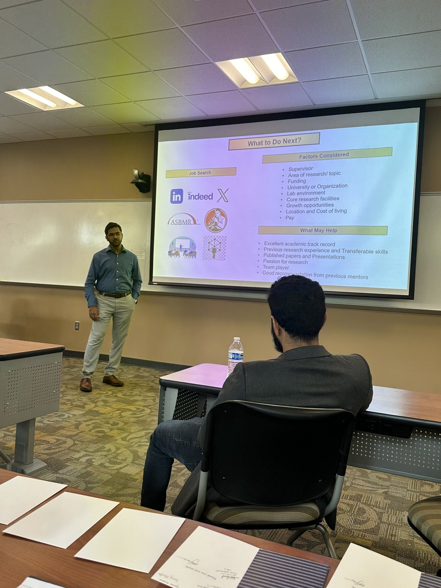 Career Forum 2023 by @UT_CBGS! @UTPhysPharm @UToledoMed Alumnus Dr. @Amit_C90’s talk on his PhD journey and his current position @HenryFordHealth. It was great and motivating! #biomedicine #PhD