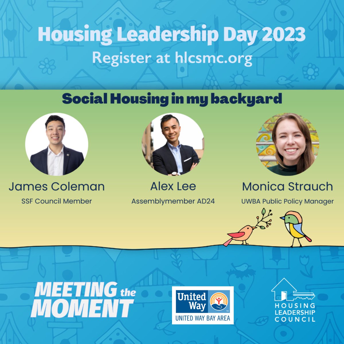 💪Don't miss the 'Social Housing in my Backyard' workshop at Housing Leadership Day with <a href="/hlc_sanmateo/">Housing Leadership Council</a>! Learn from <a href="/alex_lee/">Alex Lee 李天明 (votealexlee.bsky.social)</a>, and our Public Policy Manager, Monica Strauch, about CA's housing crisis on Oct 20th! 

Register: okt.to/E4cMS8

#TheWorkUWBA #HousingJustice