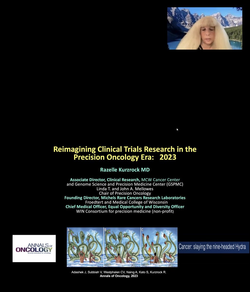 UGrewalMD's tweet image. Excellent virtual lecture on reimagining clinical trials in #precisiononc era by the amazing Dr @Dr_R_Kurzrock this morning. Truly inspirational! It was really an “avalanche of wisdom” as it was described by the audience. Thanks @ZakhariaYousef @UIowaCancer for organizing this.