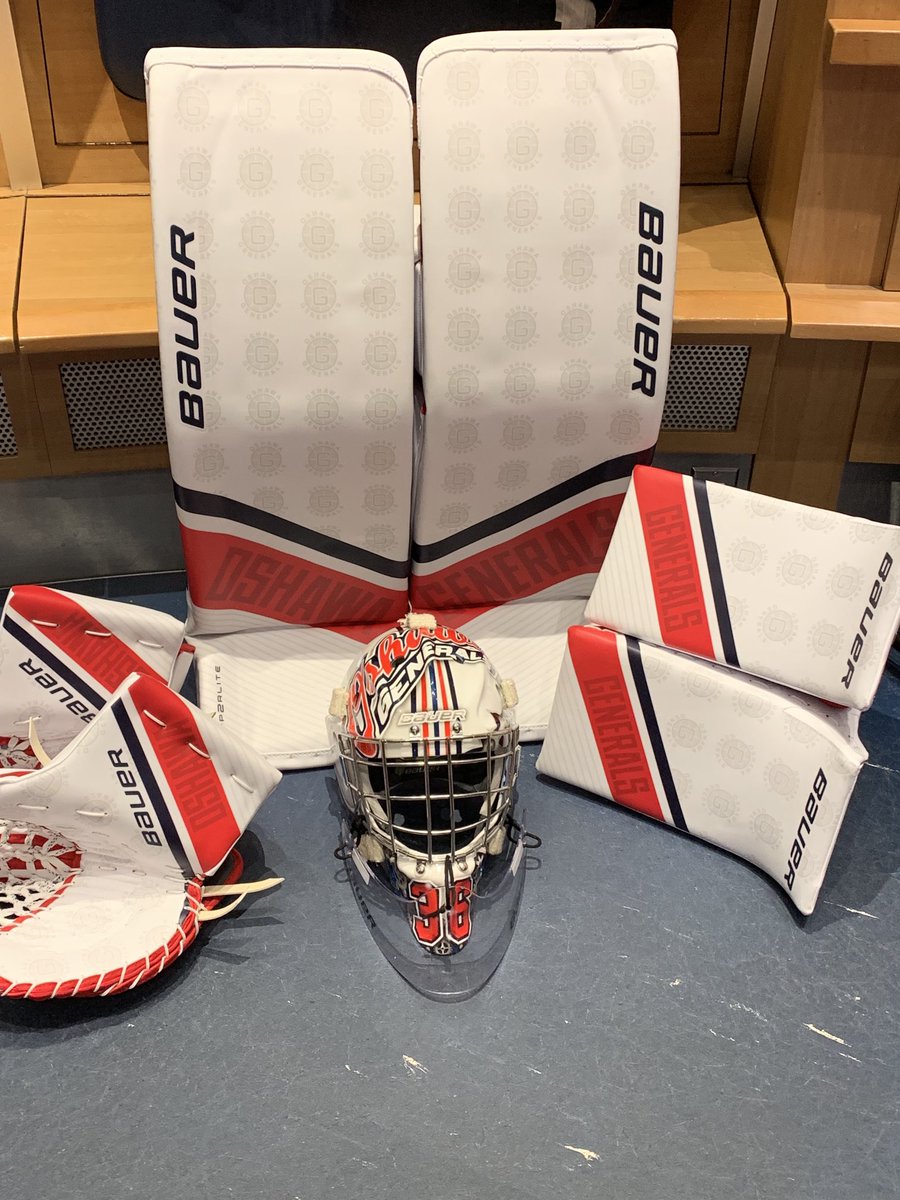 New equipment for ⁦⁦Noah Bender. ⁦⁦<a href="/BauerHockey/">BAUER Hockey</a>⁩