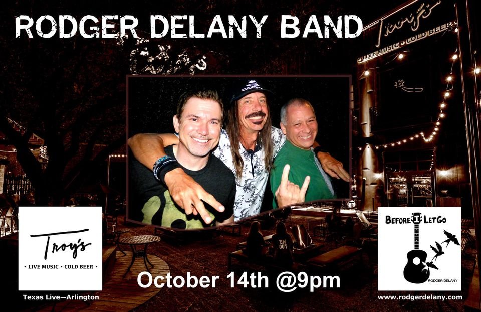 ChrisBabler's tweet photo. Don't miss The Rodger Delany band when they hit the stage at Troy's @ Texas Live for the first time on Saturday, 10/14 @ 9 pm! Free parking in Lot B right next door at Globe Life Field, NO COVER and excellent food, drink and service. #troys #arlington #livemusic https://t.co/M2ht9WrcgG