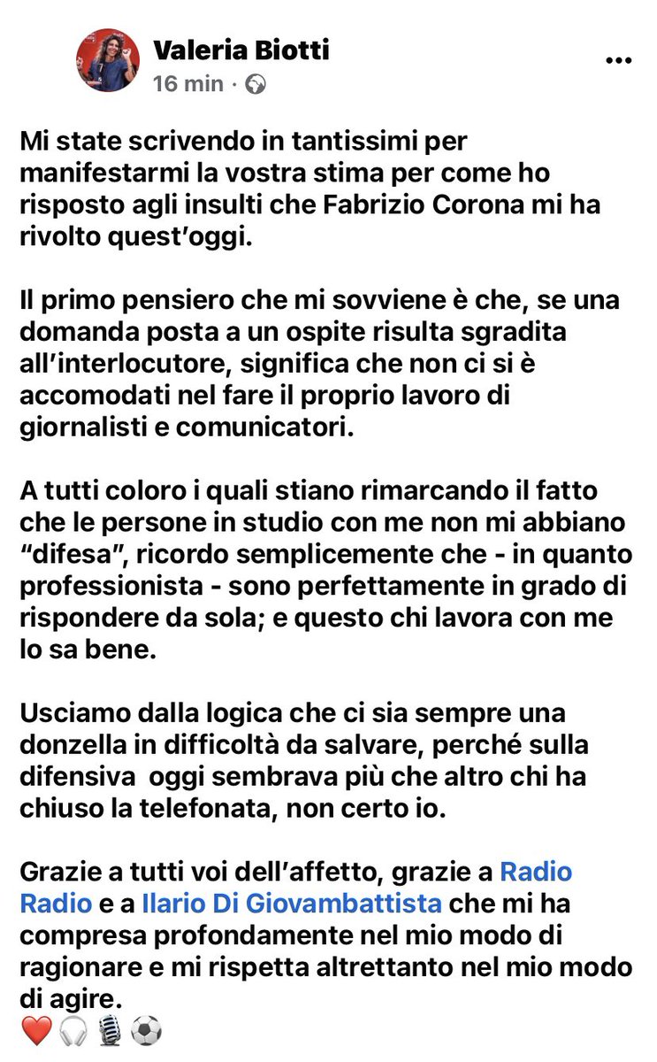 #corona #FabrizioCorona #calcioscommesse #valeriabiotti #radioradio <a href="/IlarioDiGiovamb/">Ilario RadioRadio</a> <a href="/RadioRadioWeb/">Radio Radio</a>