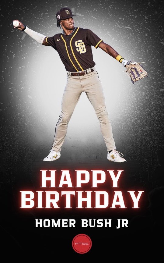 MLB_AgentJason's tweet photo. Happy birthday to @homerbushjr!
#PTSE #mlb #milb #sdpadres https://t.co/415JygzdDK