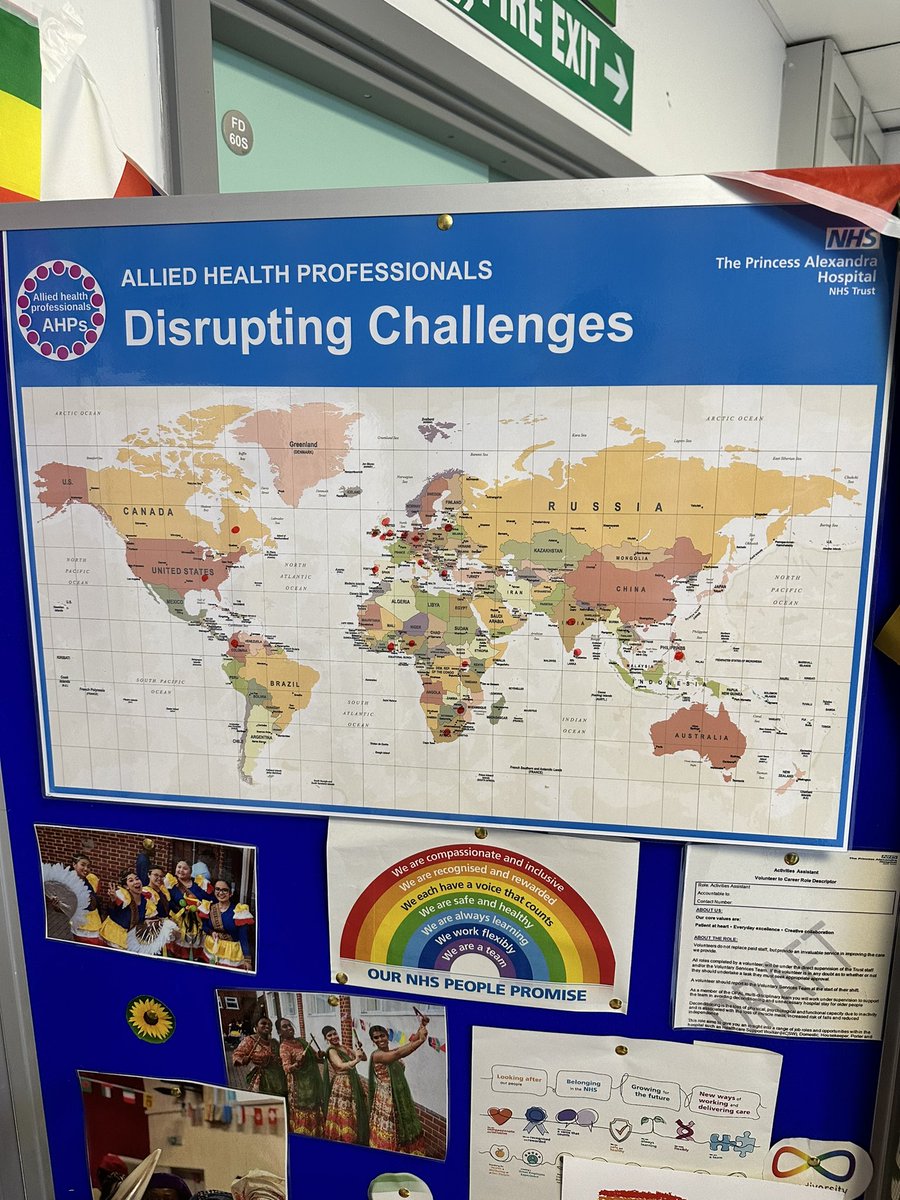 Great day today celebrating the vital work that our AHP’s do. 
Really enjoyed the stands celebrating diversity ☑️ 
Brilliant&amp;inspiring awards ceremony 💫 
Wonderful banners produced detailing our AHP workforce&amp;how to find out more/join the team 🏥 <a href="/SuzanneRastrick/">Suzanne Rastrick</a> <a href="/RachelWField/">Rachel Wakefield</a>