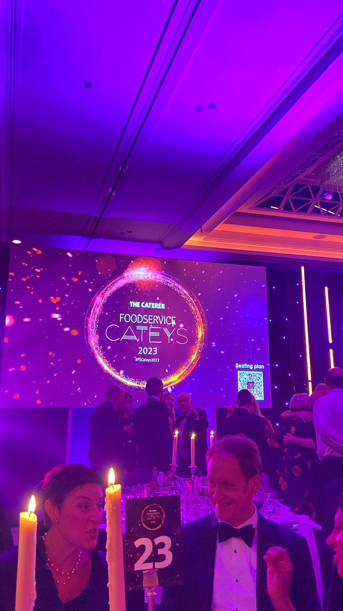 mynameisAndyJ's tweet image. Have a great night Daljit and all #NHS I cannot be with you sadly - with industry icons at #FSCateys2023