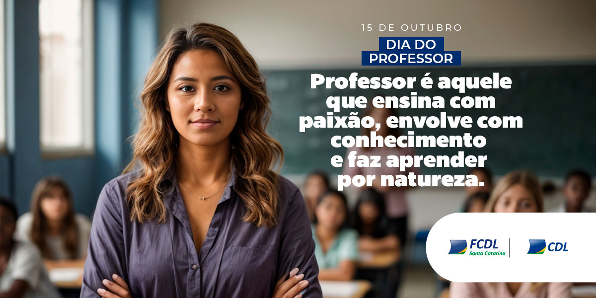 fcdl_sc's tweet image. Neste dia 15, parabenizamos todos aqueles que inspiram ideias, encorajam atitudes e incentivam alunos por onde passam. Ensinar é uma das mais nobres vocações do ser humano. Desejamos a todos um feliz Dia dos Professores!

#FCDLsc #Professores #Mestres #Gratidão