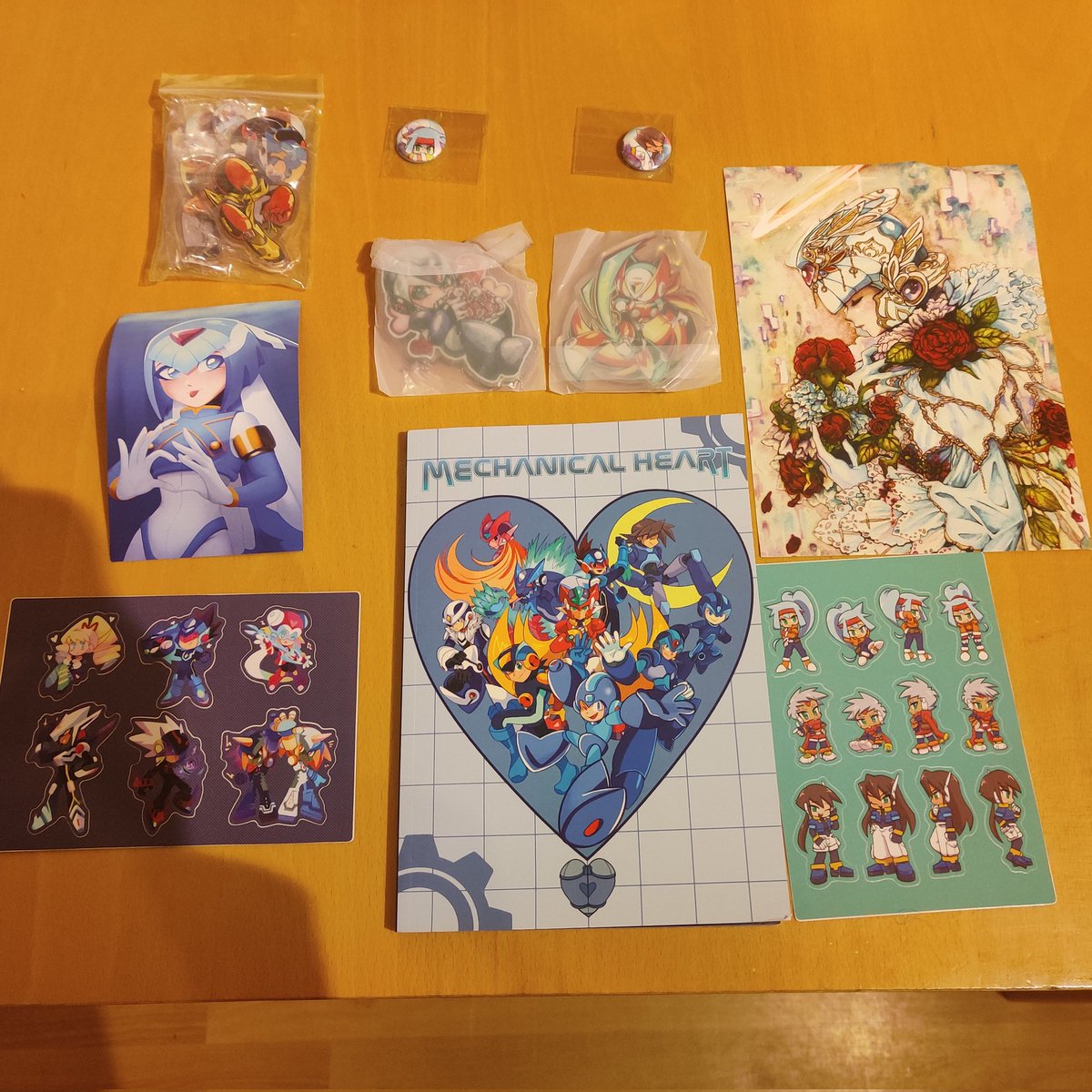 My copy of <a href="/MechHeartZine/">Mechanical Heart: A Megaman Zine</a> has *finally* reached me in Ireland after a more than normal amount of time and effort - and it was worth it.