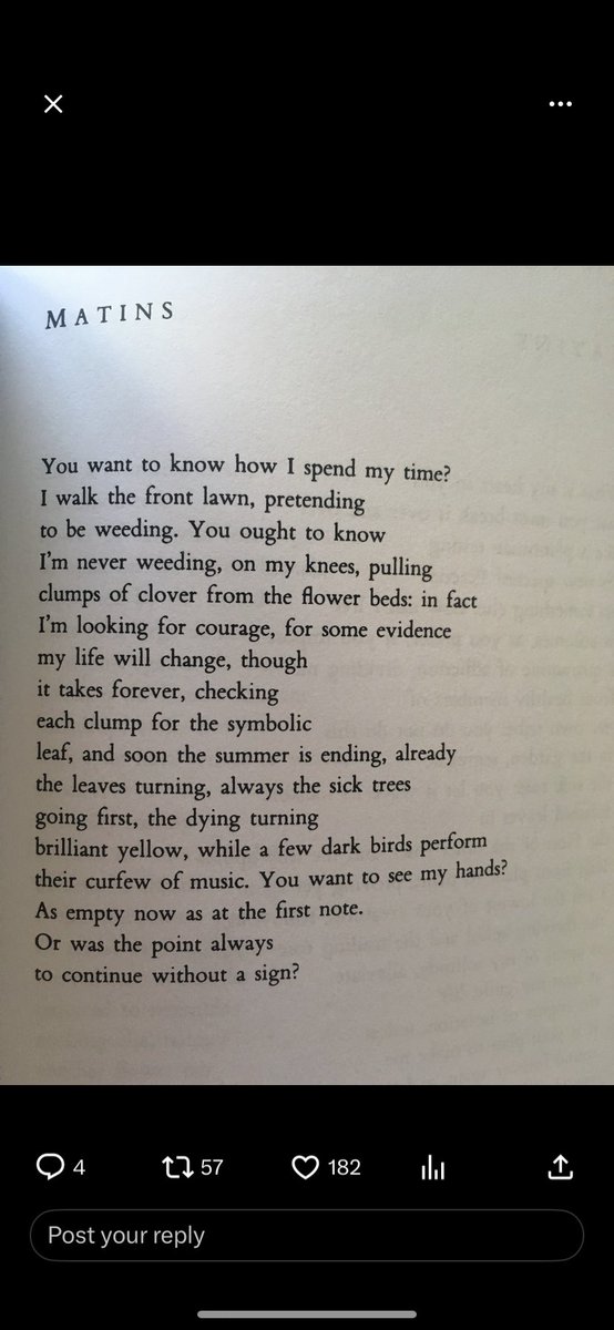I can’t believe this, I’ve just seen that Louise Glück has died - hoping someone will tell me i’m mistaken? I’ve learnt so much from her poems…