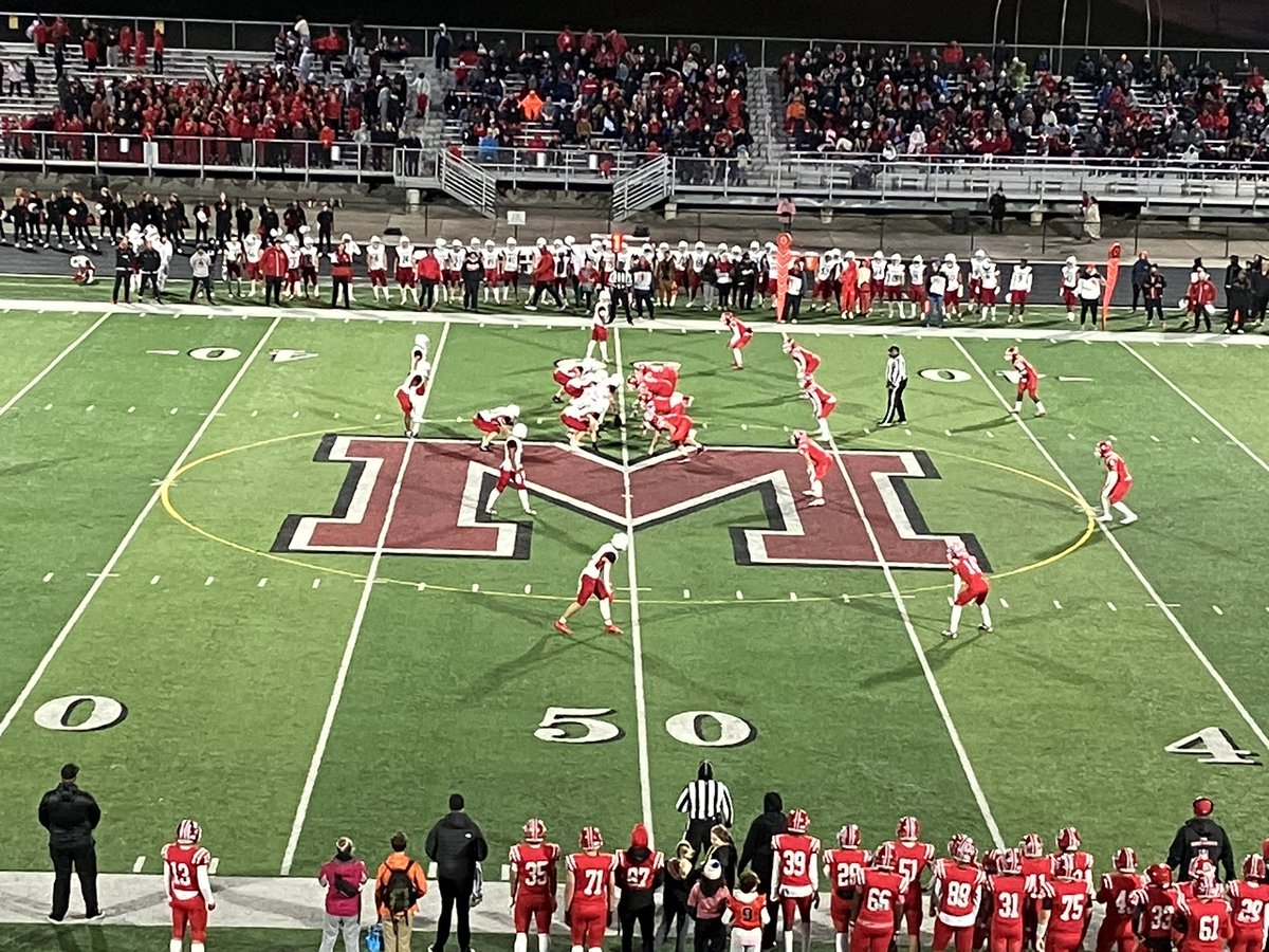 Here we go! #1 vs #2 <a href="/MSouthFootball/">Millard South Football</a> &amp; <a href="/WHS_WarriorFB/">Omaha Westside Warrior Football</a>