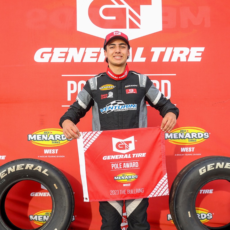 ARCA_Racing's tweet photo. Fastest qualifier: @seanhingorani

The West Series points leader will lead the field to the green flag in tonight's #StarNursery150 at The Bullring at @LVMotorSpeedway.

Results 👇