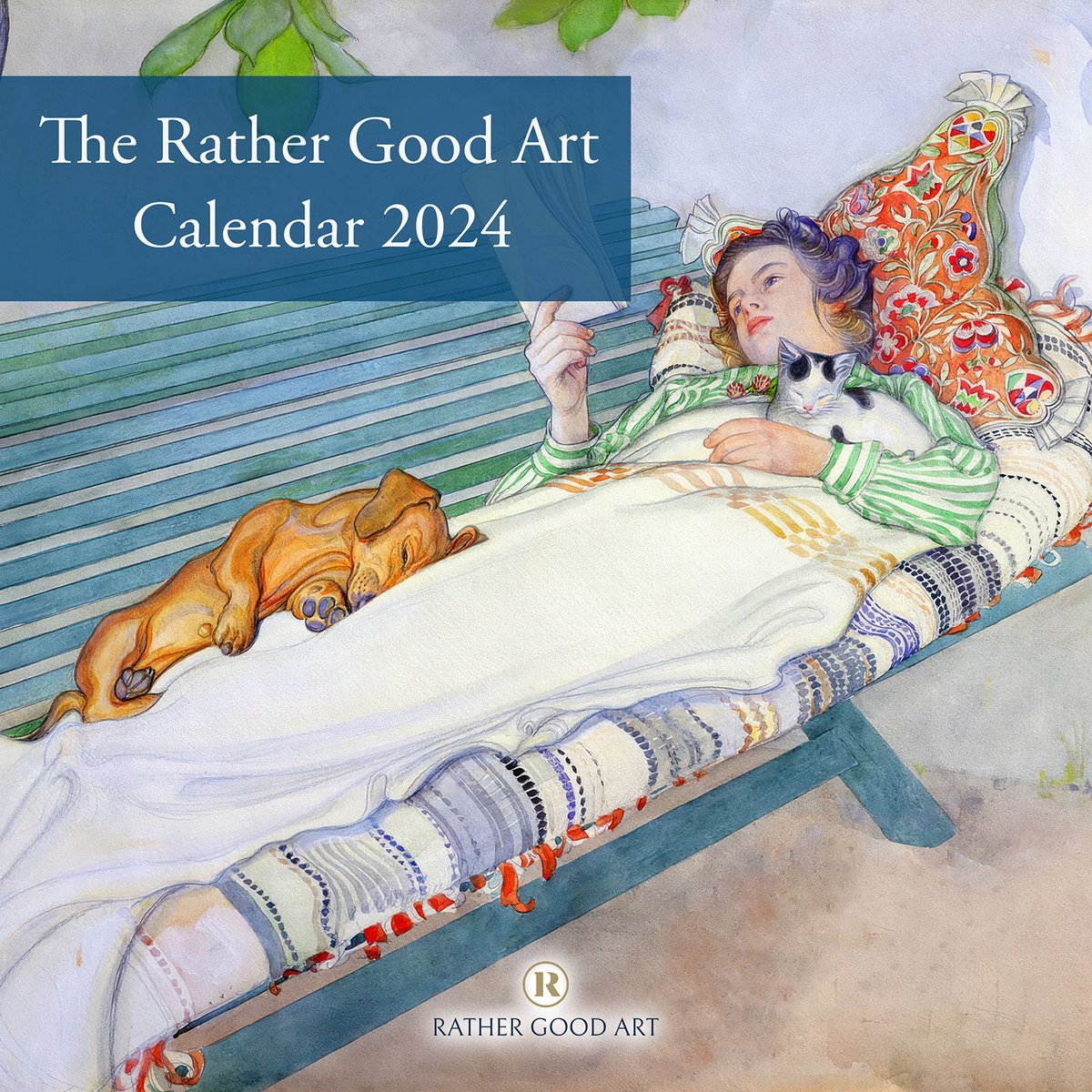 Good morning - I hope you slept like a mimosa-stuffed water buffalo - I'm starting with a little outrageous commercialism with the announcement of the inaugural Rather Good Art Calendar 2024. 12 gorgeous images to see you through next year. rathergoodart.co.uk/product/the-ra…