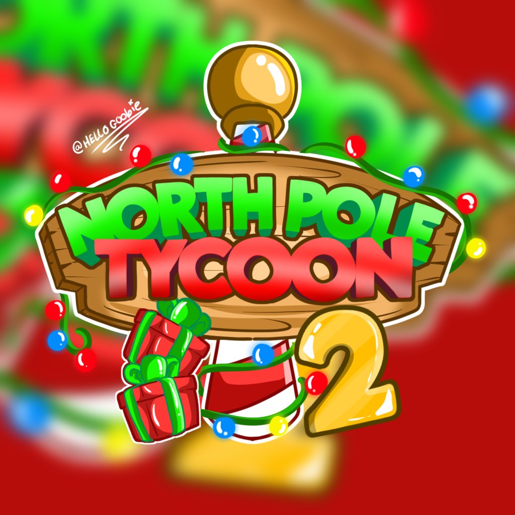 HelloGoobie's tweet image. Logo commission for @Zeustices for North Pole Tycoon 2! 

Please do not steal ok. 

#roblox / #robloxdevs / #robloxartists