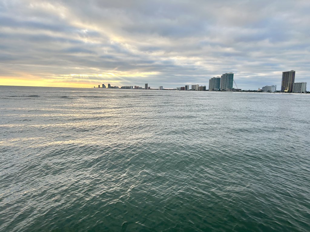 JeremyDavidKing's tweet photo. And the sun’s breaking through. ☀️😎 @cityorangebeach @spann #ALwx https://t.co/Cm6FxuAH7D