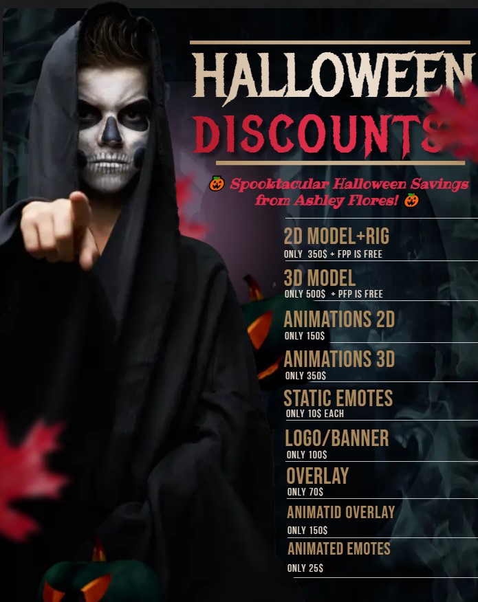 flor69479's tweet photo. 🎃 The scariest thing is going to happen now! 
Get your slot booked now cuz I'm ready to scare you with great results!!!! BOOO....

#TwitchCon #gamer #twitchstreamer #ENVtuber #Vtuber #VTUBERSUPPORTCHAIN #VtuberEN #Halloween2023 #Halloween #Spooktober https://t.co/SfVikip2BU