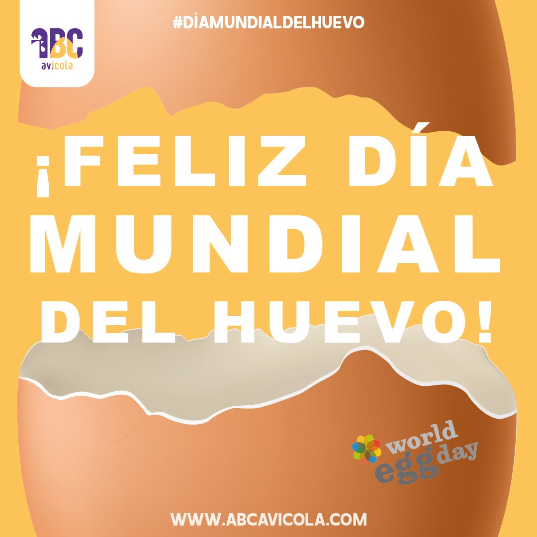 ABCAvicola's tweet photo. El Día Mundial del Huevo se celebra en todo el mundo y ayuda a crear conciencia sobre los beneficios de los huevos y su importancia en la nutrición humana. https://t.co/flVnbjpZMn
