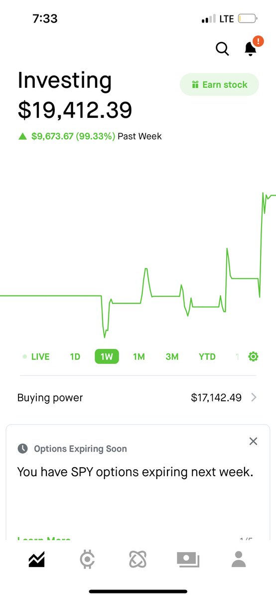 AndoStockTrades's tweet photo. Solid week on $SPY calls rolled into $SPY puts. I’m not trying to get followers. I’m doing this for me. But I’ll let you in on my moves. Up 10k this week. 30k past month. Started w/ 2.7K btw.

I sold all my 10/16 puts for a good profit and rolled 25% port into 25 more puts 10/17. https://t.co/oQl4u48a2i