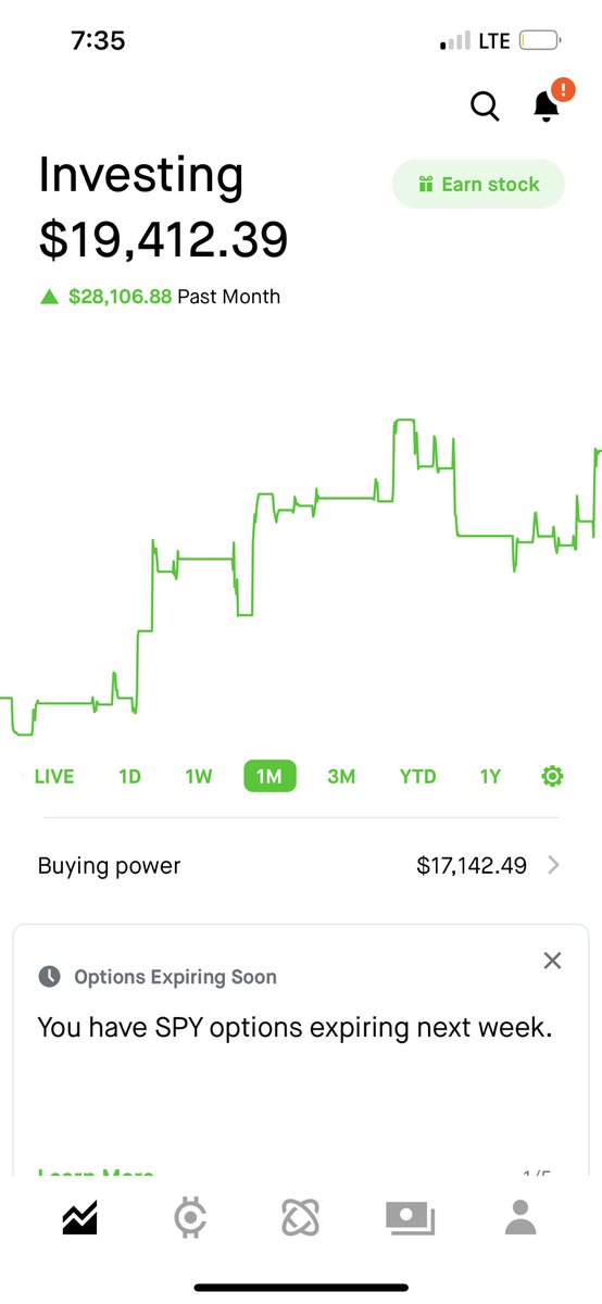AndoStockTrades's tweet photo. Solid week on $SPY calls rolled into $SPY puts. I’m not trying to get followers. I’m doing this for me. But I’ll let you in on my moves. Up 10k this week. 30k past month. Started w/ 2.7K btw.

I sold all my 10/16 puts for a good profit and rolled 25% port into 25 more puts 10/17. https://t.co/oQl4u48a2i