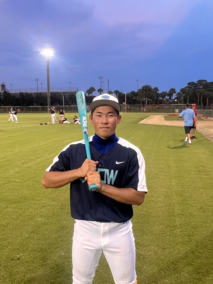 Go Watanabe 
⁦<a href="/Bayareaprobb/">Bay Area Pro Baseball</a>⁩ SHOW Scout Team 

Hit a bases-clearing triple to open up a one-run game.

⁦<a href="/ProspectWire/">Prospect Wire</a>⁩ 
#PWPoG 
#PWBaseball 🍃🏆