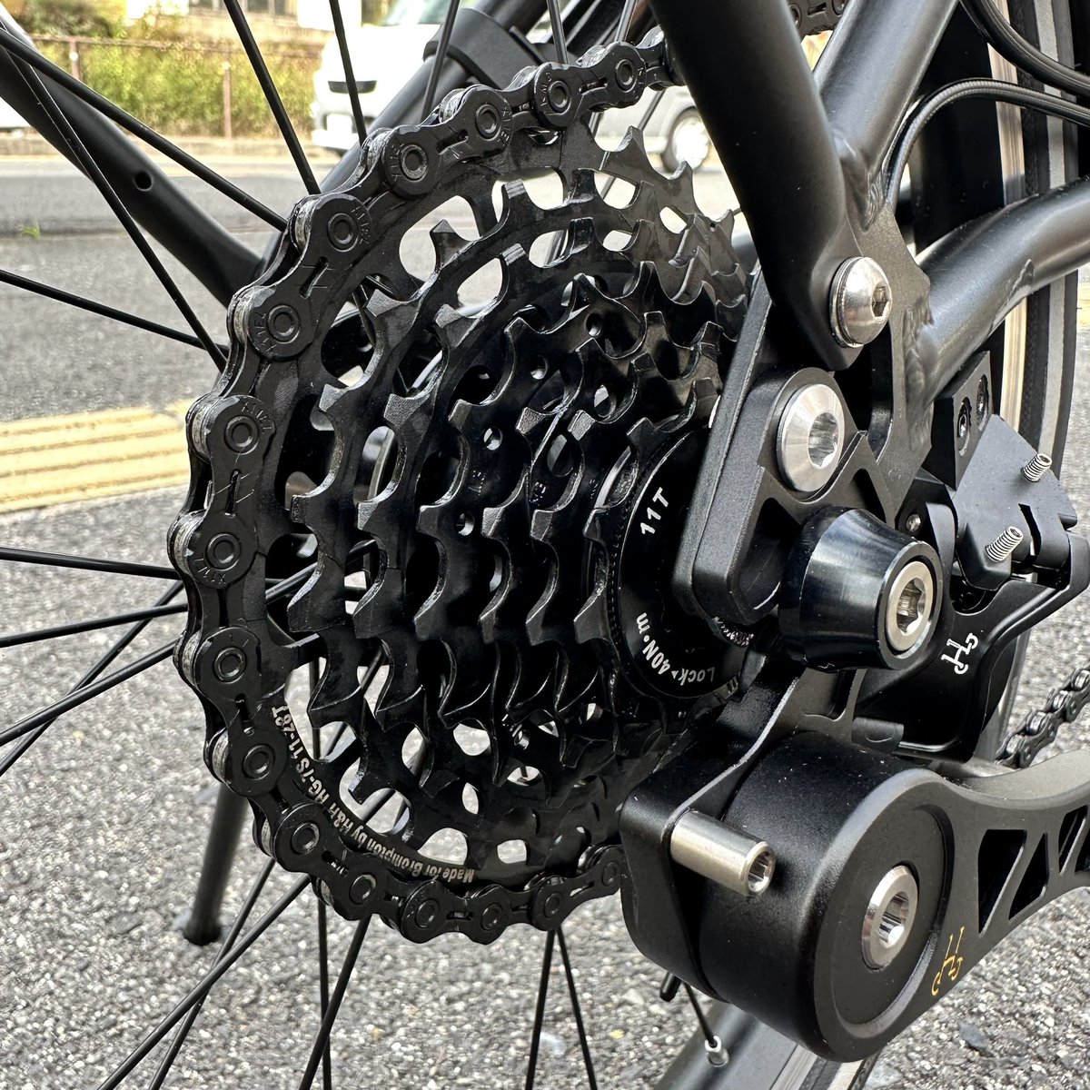 LORO_ONOMICHI's tweet image. 遂にBROMPTON P-line ７速化の時代へ👍カスタムご依頼ありがとうございました🙇‍♂️純正ホイールのまま７速化が可能となります👍詳しくはお近くのLOROにてお問い合わせ下さいませ♪

#尾道 #brompton #bromptonlife #mybrompton 　#７速化